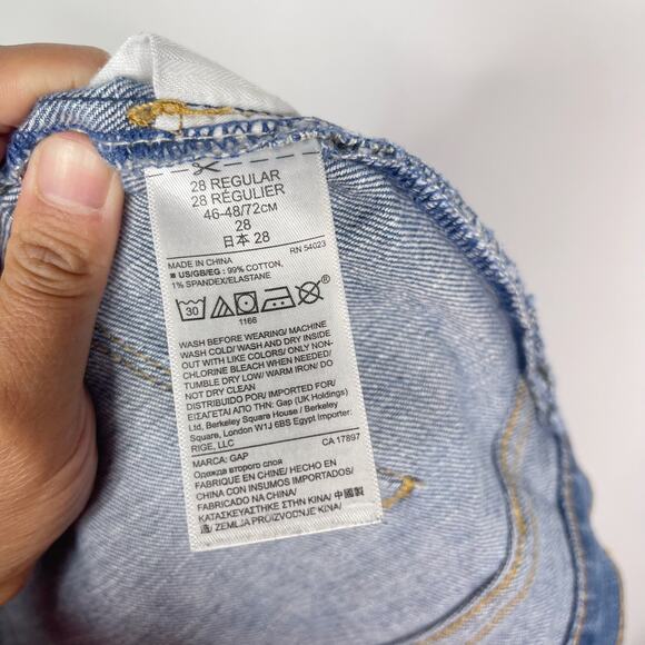 Gap Womens Size 28 R True Skinny Ankle Jeans Medium Indigo Wash Cotton Stretch - Picture 12 of 13